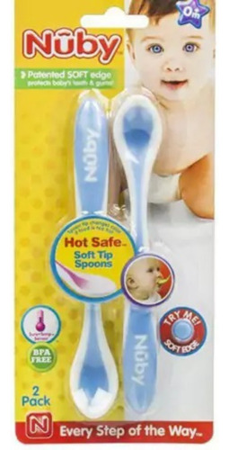 Set De Cucharas Largas Blister X2 Nuby