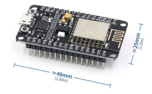 5pzas Nodemcu Wifi Placa De Desarrollo Basado Esp8266 Cp2102