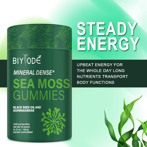 Gummies Elfleaf Algas Marinas Irlandesas (1600mg) promueven la producción de colágeno estimula el sistema inmunológico