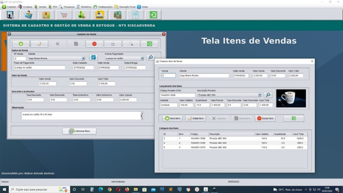 Código Fonte De Sistema De Vendas Em Java - Siscadvenda