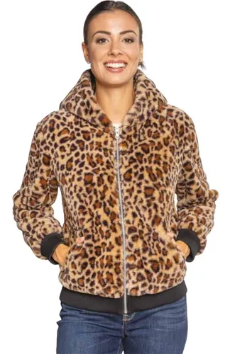 Chamarra De Mujer Leopardo Animal Print Calientita Importada