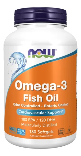 Suplementos Now Foods Omega-3 180 Epa/ 120 Dha 180 Cápsulas 