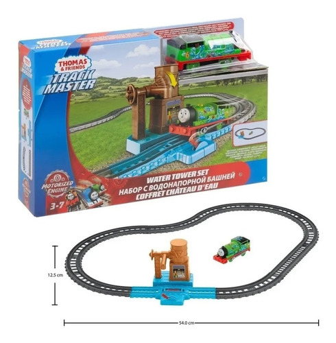 Circuito La Torre De Agua Thomas Y Sus Amigos Fisher Price Color Verde Personaje Percy