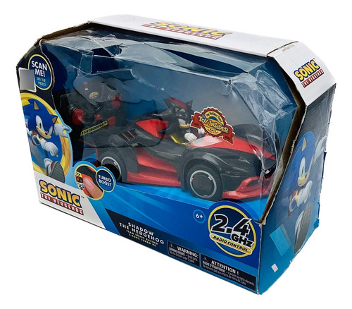 Sonic Shadow The Hedgehog Radio Control 2.4gh Racing Nkok Cd Color Negro