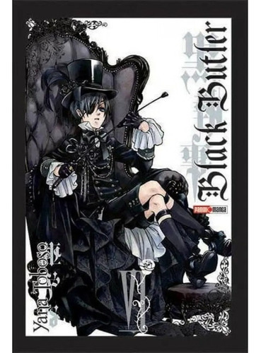 Panini Manga Black Butler N.6, De Yana Toboso., Vol. 6. Editorial Panini, Tapa Blanda En Español, 2014