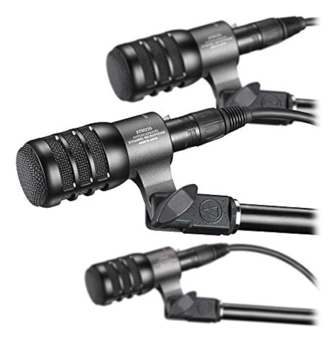 Audio-technica Atm230pk (paquete De 3) Microfonos Dinamicos