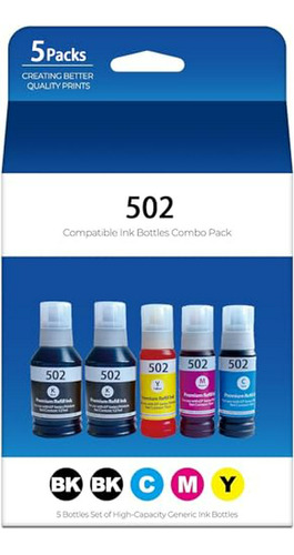 Tintas De Recarga Compatibles Con Epson Ecotank. Compatible 