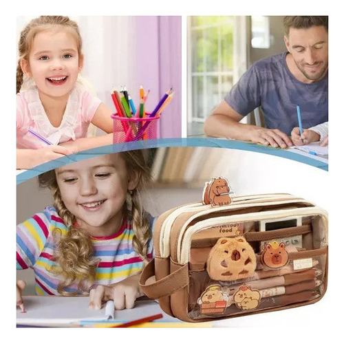 Estuche Para Lápices Elegante Estuche En Capybara