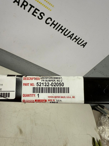 Refuerzo Inferior Toyota Corolla 2020 2021 2022 2023 2024 (Usado)