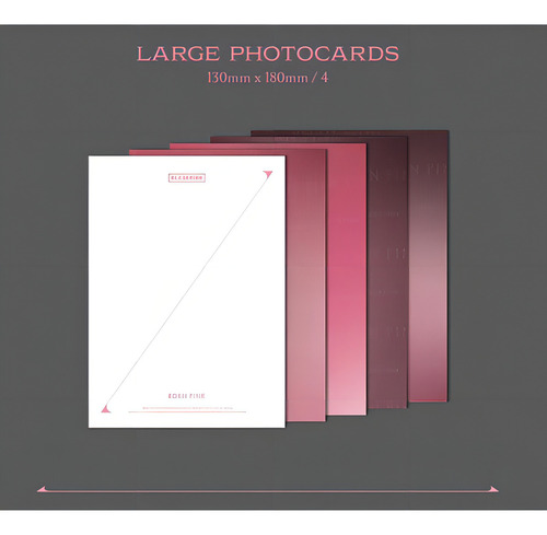 Blackpink Box Blackpink - Juego de cajas exclusivas de Born Pink, color rosa