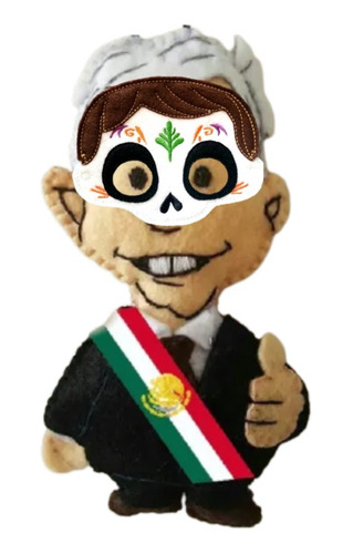 Amlito Amlo Andrés Manuel López Obrador Presidente Méx 15cm