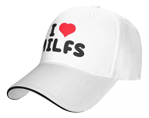 Gorra De Béisbol I Heart Milfs Love Heart Fashion