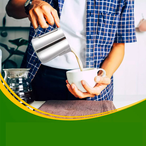 Jarra Espumador De Leche Cafe Latte Acero Inoxidable 1500ml