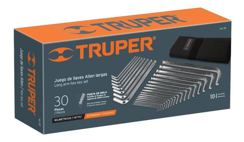Llaves Allen Mixto 30 Pz Truper 15562