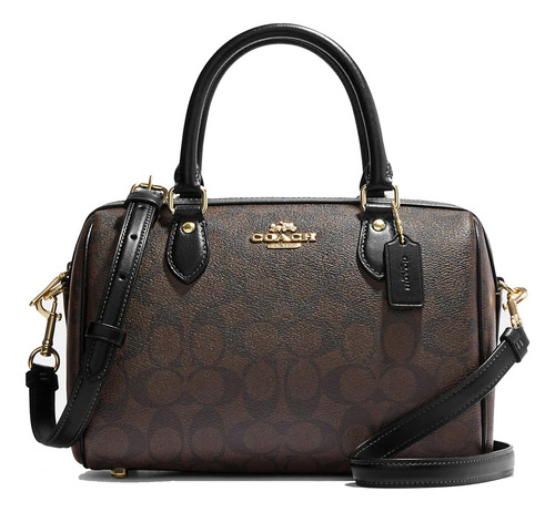 Bolsa Cruzada Coach Original Rowan Satchel Signature Canvas