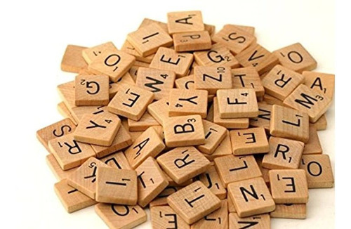  Fichas De Scrabble De Madera Nuevas Letras De Scrabble...