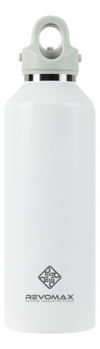 Garrafa Térmica De Aço Inoxidável Vácuo Isolado Portátil Cor Branco 950ml