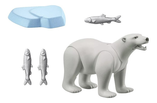 Playmobil Wiltopia Oso Polar (zoológico) Cantidad de piezas 6