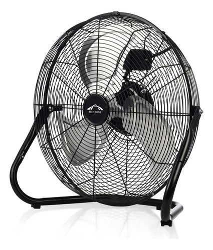 Ventilador de piso Tech Drive de alta velocidad de 30 cm y 3 velocidades