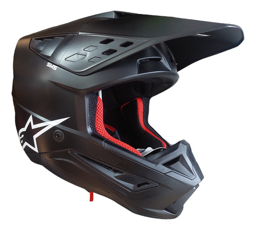 Casco Alpinestars Supertech S-m 5 Solid Black Matt- All Moto