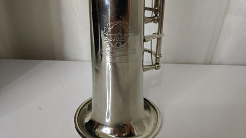 Imagem 3 de 6 de Saxofone Soprano Reto Century Sib Niquelado Sapatilhado
