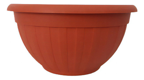 Maceta Plastico Matri Modelo Conca N 40 Color Terracota