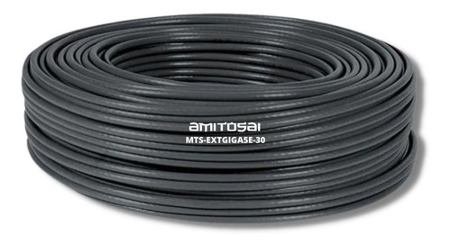 Cable Utp Cat5e Exterior 30 Metros Amitosai Mts-extgiga5e-30