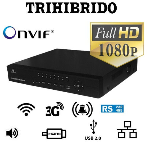 Dvr 32 Canales Trihíbrido Ahd 16 Canales Audio Ptz Alarma