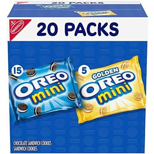 Oreo Mini Mezcla De Paquetes De Galletas De Sándwich, G4pps