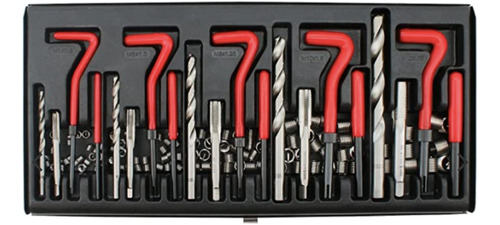 Kit Reparación Roscas 131pcs, Helicoil, M5-m12,maleta Metal