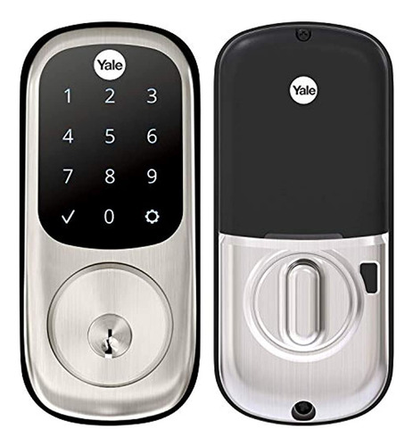 Cerradura digital Yale Security yrd226-cba-619 color satin nickel yale