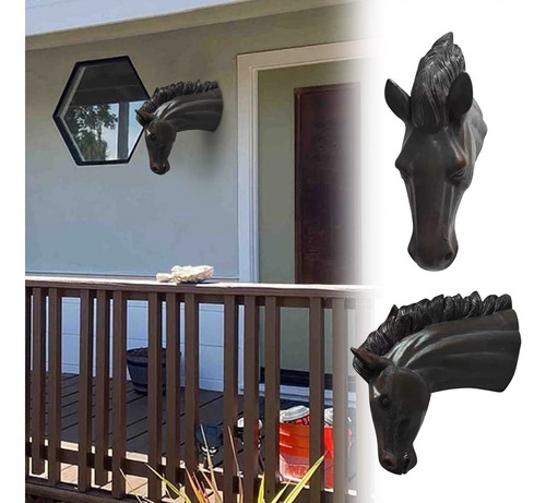 Farol Con Forma De Cabeza De Caballo Para Colgar En La Pared