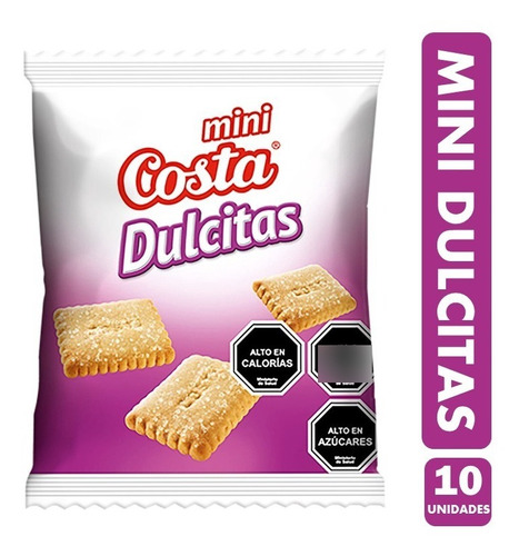 Galletas Mini Dulcitas De Costa (para Colación) - Pack 10un.