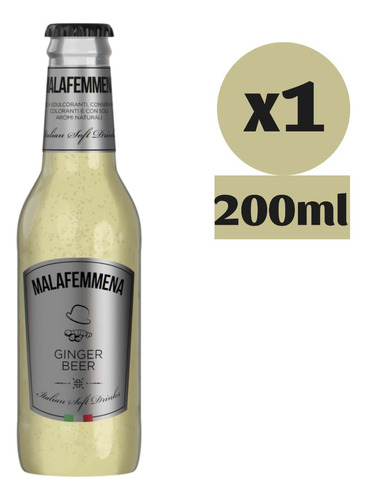 Ginger Beer Italiana Premium Malafemmena Moscov Mule 200ml