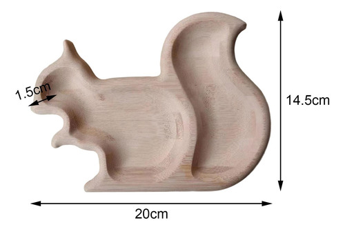 Squirrel Serving Dish Snack Bowl Candy Dish With Shell
