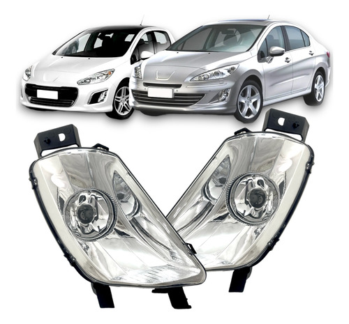 Par Farol Milha Peugeot 308 408 2011 2012 2013 2014 15 Depo