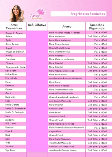 Perfume Amei Cosméticos Calibre Zarrô 100ml- Fragrância Importada