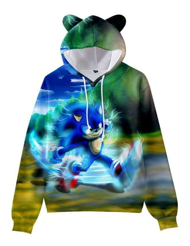 Sudaderas Con Capucha Ropa Sonic Niños Dibujo Animado