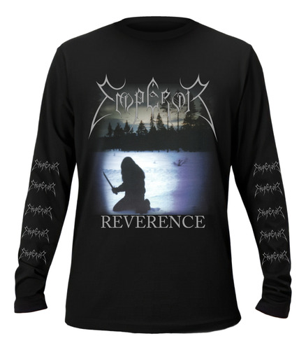 Playera, Emperor, Black, Metal