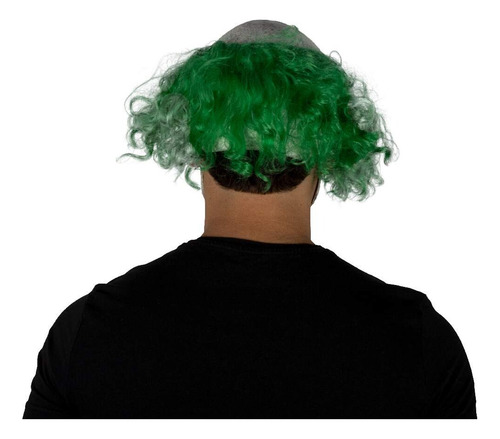 Mascara Payaso Open Ears Pelo Verde Halloween Terror