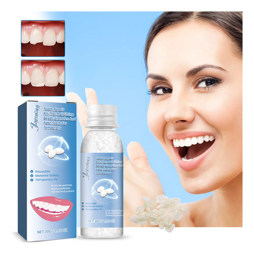 Kit De Dientes Postizos Temporal Reparación Falsos Dental