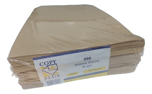 Sobres Bolsa Manila 23 X 32 Cm 80 Grs X 250 Unidades
