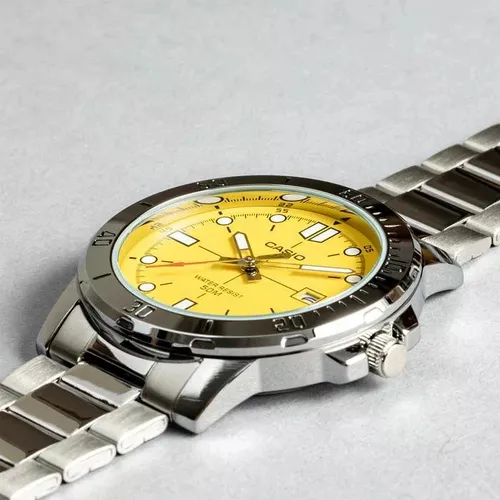 Reloj Casio Acero Hombre Mtp-vd01d-9e Cal Sumerg- Taggershop