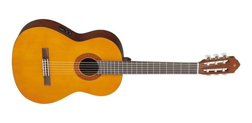 Imagen 2 de 3 de Guitarra Electroacústica Yamaha CX40 para diestros natural palo de rosa brillante