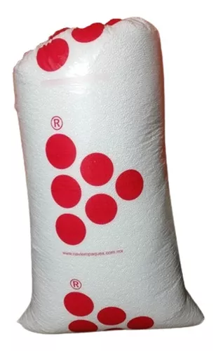 Textilhome - Relleno para Puff de Bolas (Perlas) 300 litros