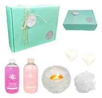 Comprar Kit Relax Caja Regalo Box Spa Rosas Set Zen Aroma N61 Relax