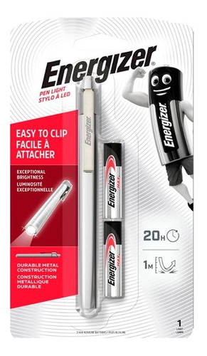 Linterna Energizer Tipo Lapicera Pen Light Led Pilas Regalo