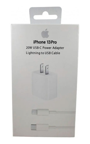 Cargador Para iPhone 13 Pro Max 20w Usb