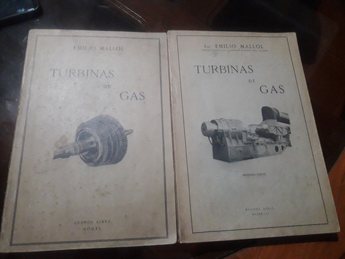 Libro Turbinas De Gas Emilio Mallol 2 Tomos
