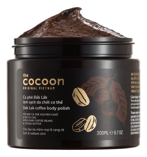 Cocoon Dak Lak - Esmalte Corporal De Caf (6.76 Fl Oz)